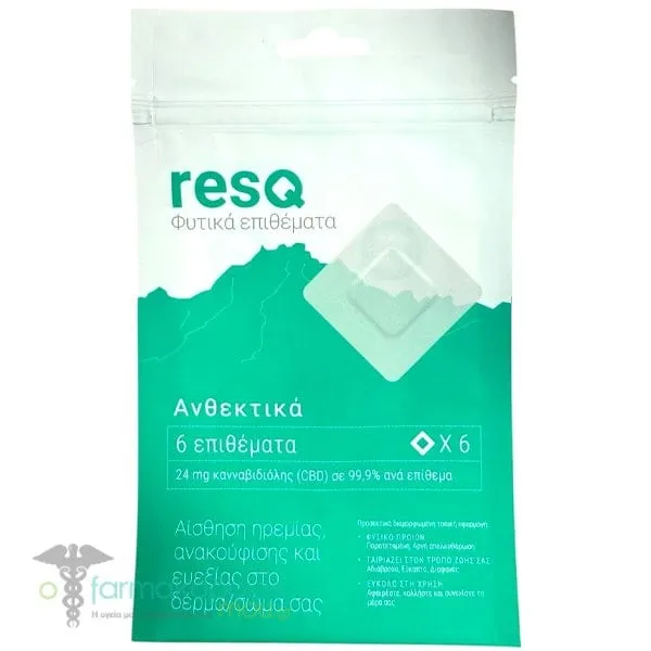 Resq Patch Relief, 6pcs