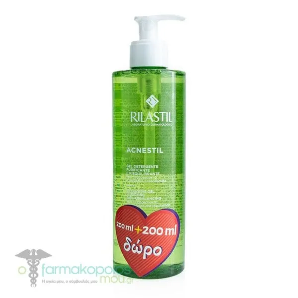 Rilastil Acnestil Cleansing Gel Purifying & Rebalancing, 400ml
