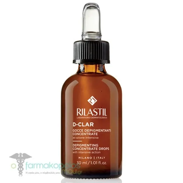 Rilastil D-Clar Depigmenting Concentrate Drops Ορός κατά των Δυσχρωμιών, 30ml