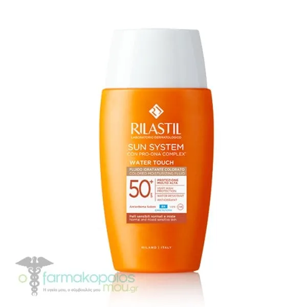 Rilastil Sun System Water Touch Colored Moisturizing Fluid SPF50+, 50ml
