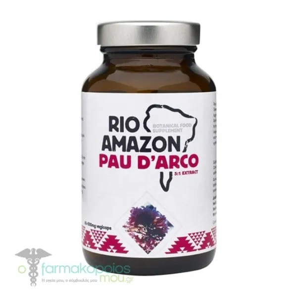 Rio Amazon Pau d' Arco Trading 500mg (Lapacho), 60veg.caps