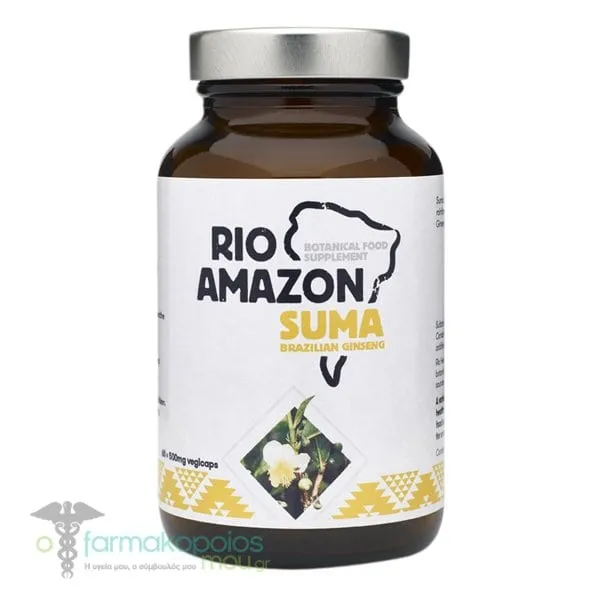 Rio Trading Suma Brazilian Ginseng 500mg, 60veg.caps