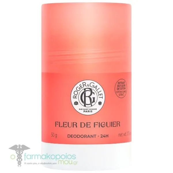 Roger&Gallet Fleur De Figuier Solid Deodorant Αποσμητικό Stick, 50g