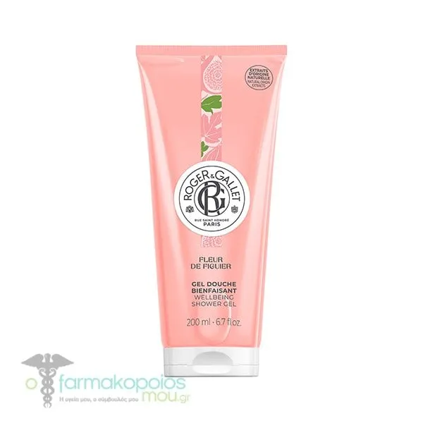 Roger&Gallet Fleur de Figuier Wellbeing Shower Gel, 200ml