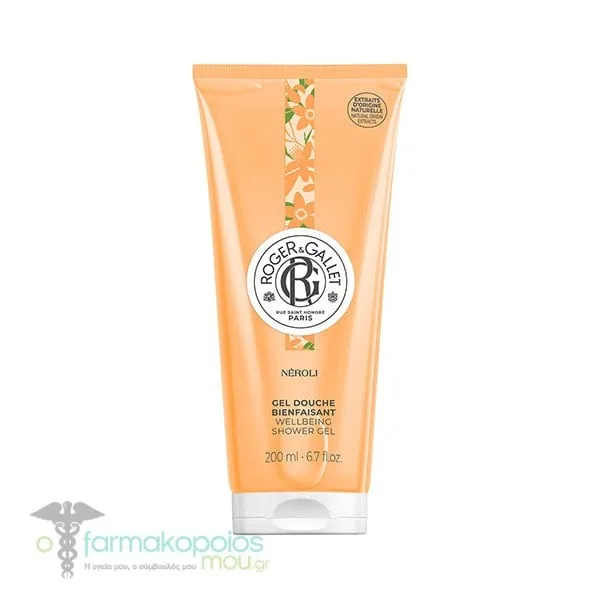 Roger&Gallet Neroli Wellbeing Shower Gel, 200ml