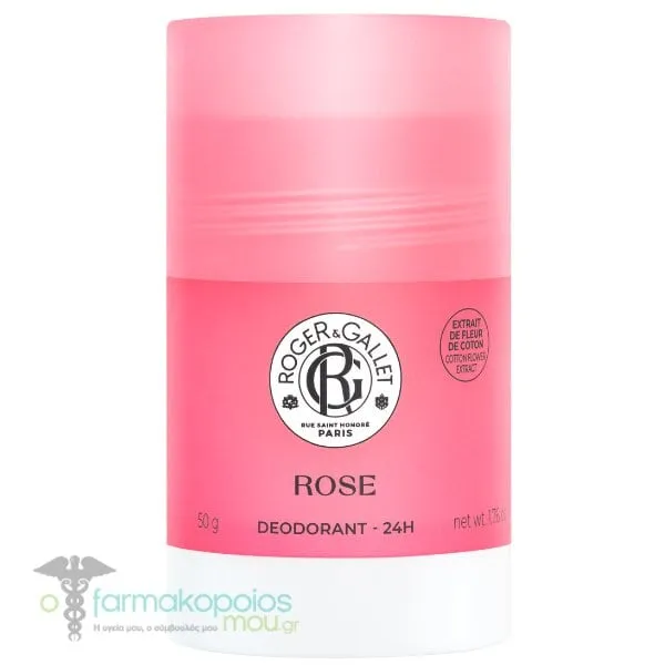 Roger&Gallet Rose Solid Deodorant Αποσμητικό Stick, 50g