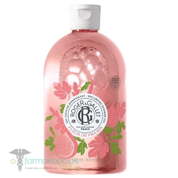 Roger&Gallet Wellbeing Shower Gel Fleur de Figuier, 500ml