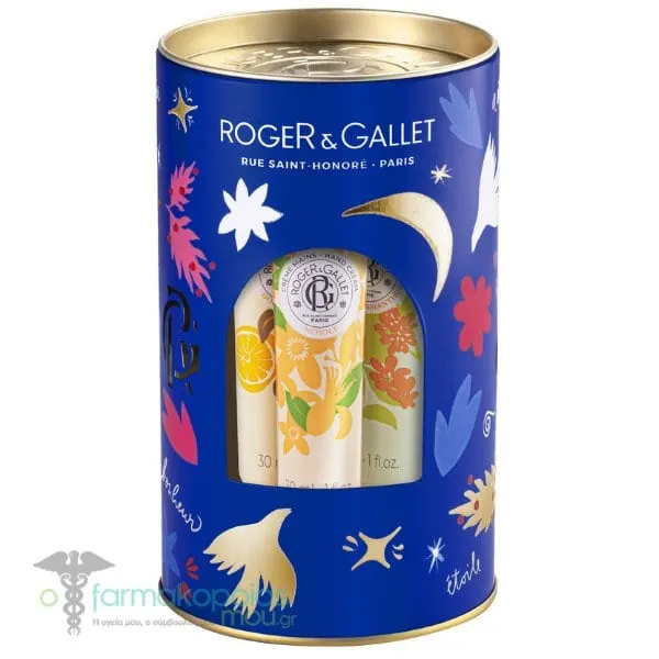 Roger&Gallet XMAS Set Neroli Hand Cream, 30ml & Bois d'Orange Hand Cream, 30ml & Fleur d'Osmanthus Hand Cream, 30ml