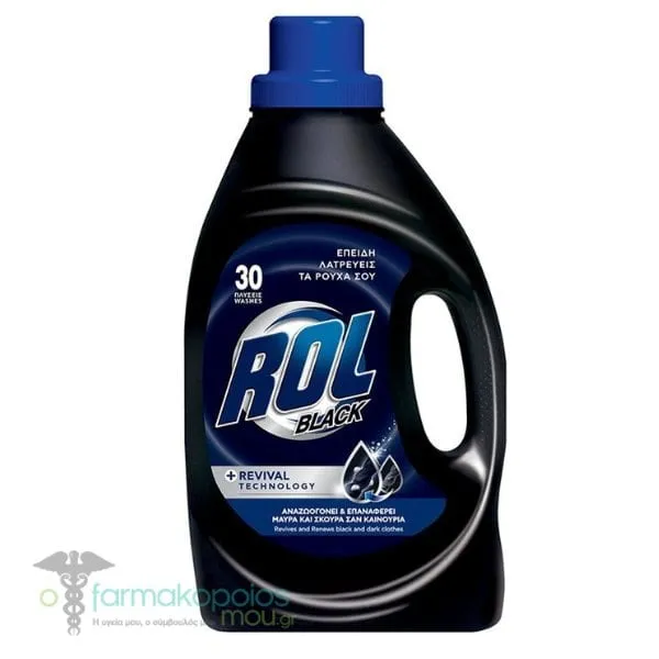 Rol Black Liquid Detergent for Black Clothes, 30scoops