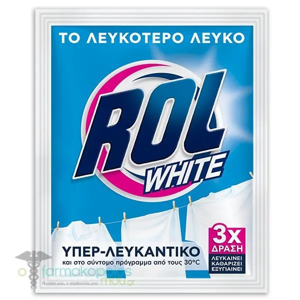Rol White Powdered Laundry Bleach, 50g