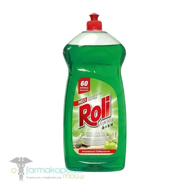 Roli X-press Liquid Dishwashing Detergent with Apple Scent, 1lt