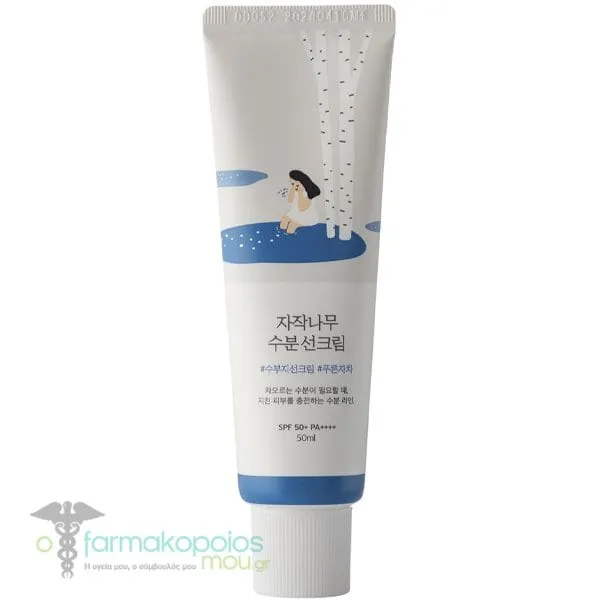 Round Lab Birch Juice Moisturizing Sun Cream Αντηλιακό Προσώπου SPF 50+, 50ml