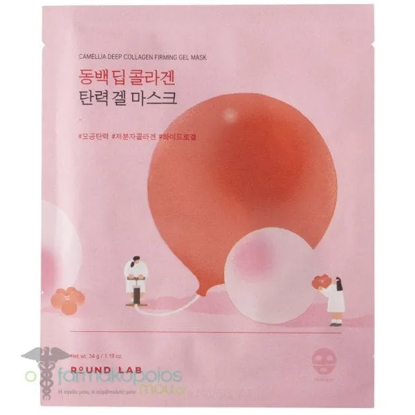 Round Lab Camellia Deep Collagen Firming Gel Mask, 1pc