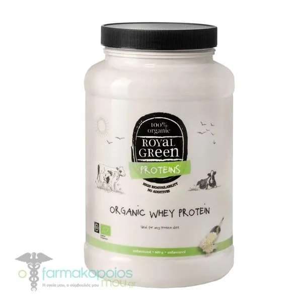 Royal Green Organic Whey Protein, 600g