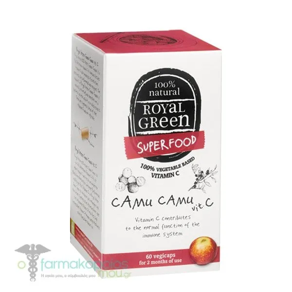 Royal Green Camu Camu Vitamin C, 60caps