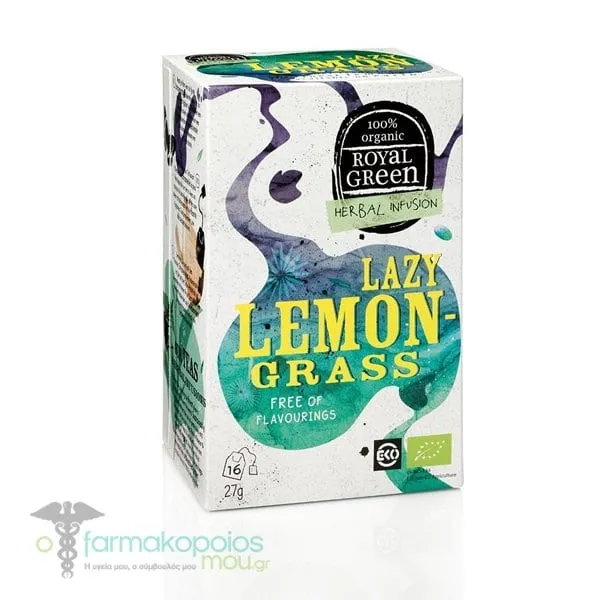 Royal Green Lazy Lemongrass Organic Decoction, 16 sachets