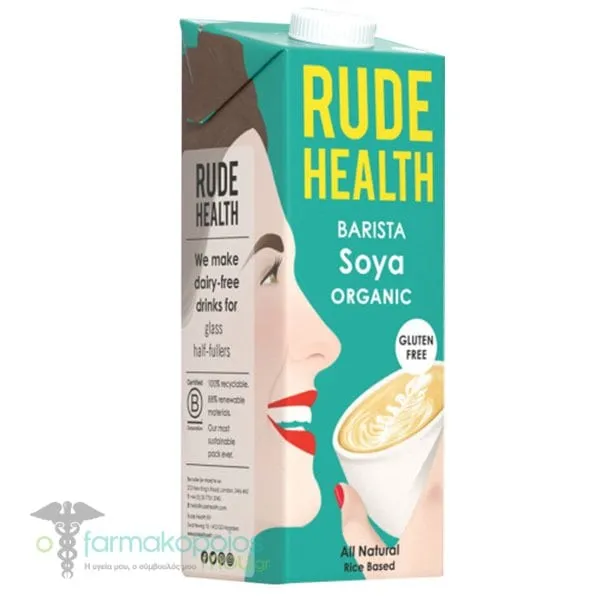 Rude Organic Gluten Free Soy Drink, 1L