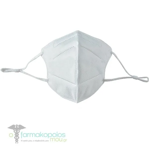 Rusbek Filtering Half Mask FFP2 NR 5-Layers White, 2pcs