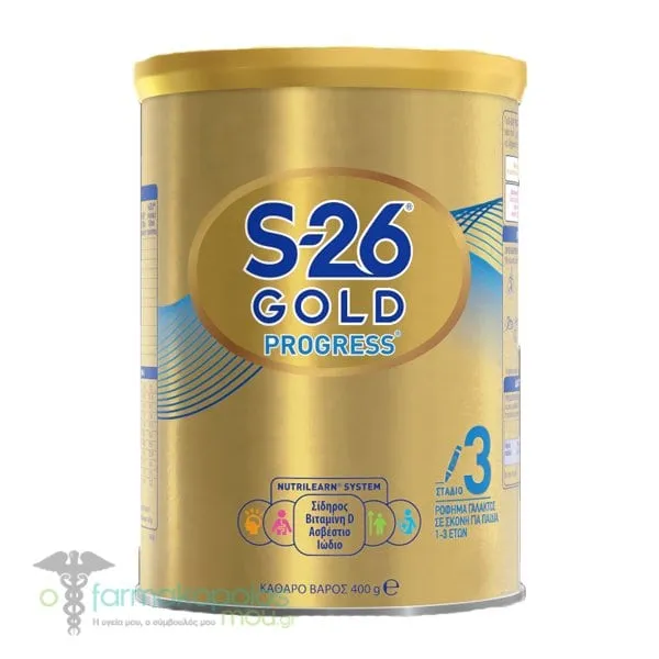 S-26 Progress Gold 3 Infant Milk 1y+, 400g
