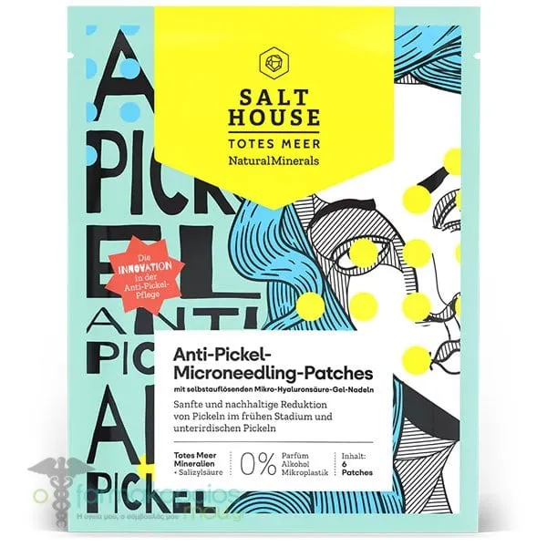 Salt House Totes Meer Natural Minerals Anti-Pickel Microneedling Επιθέματα για Σπυράκια, 6τεμ