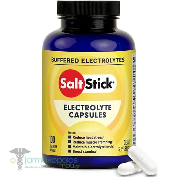 SaltStick Electrolyte Capsules, 100veg.caps