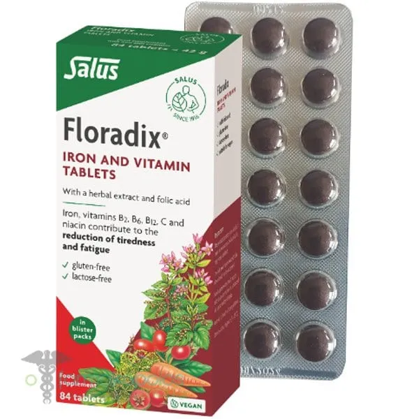 Salus Floradix Tablets, 84tabs