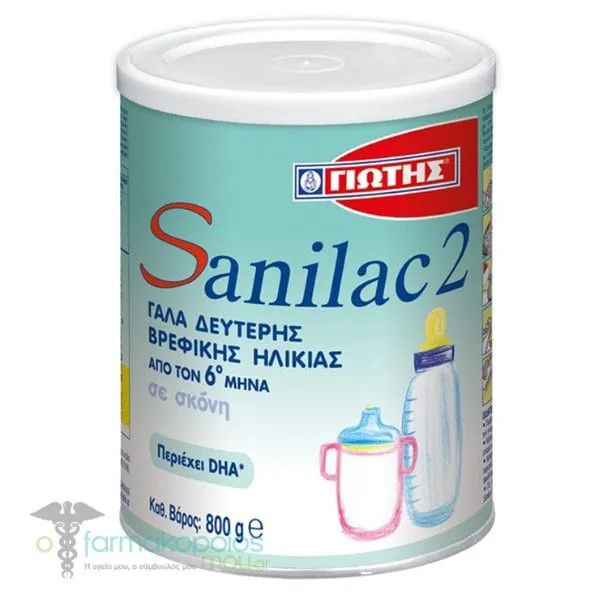 Jotis Sanilac 2 Baby Milk 6-12m, 800gr