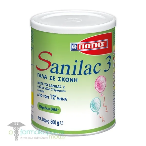 Jotis Sanilac 3 Baby Milk 12m+, 800g