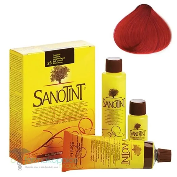 Sanotint Classic Herbal Hair Color No23 Red Currant, 125ml