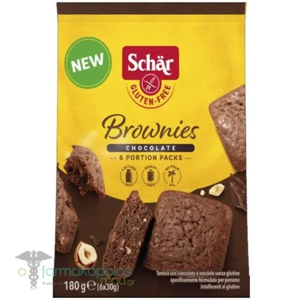 Schar Brownies Σοκολάτας, 6x30g