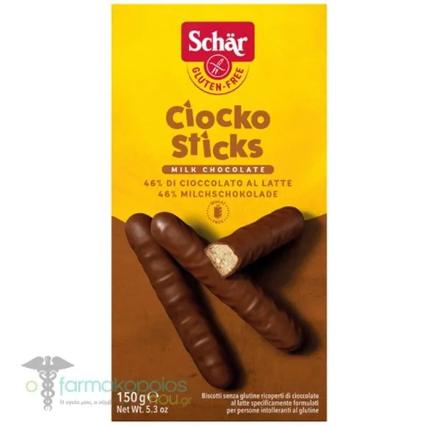 Schar Ciocko Sticks Σοκολατένια Στικς, 150g