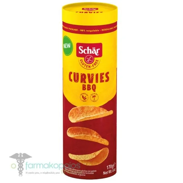 Schar Curvies BBQ Πατατάκια με Γεύση Μπάρμπεκιου, 170g