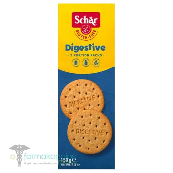 Schar Digestive Μπισκότα, 150g
