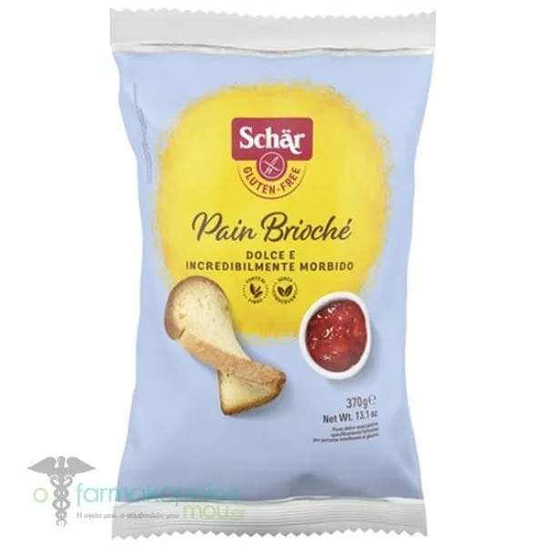 Schar Pain Brioche Ψωμί Μπριός σε Φέτες, 370g