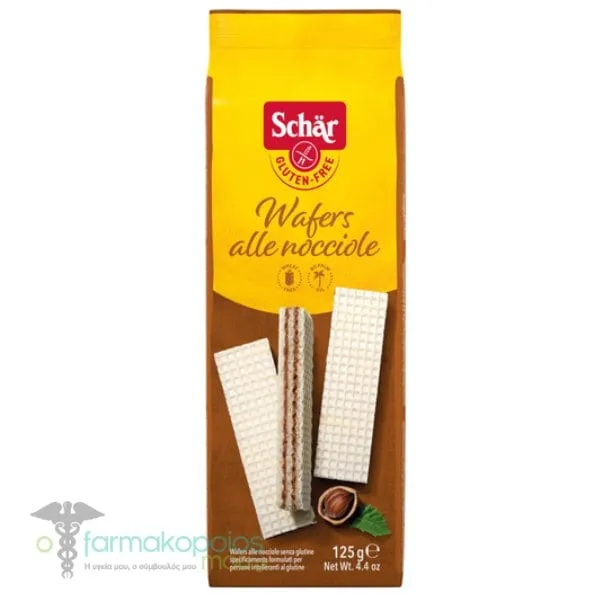 Schar Wafers Nocciole Γκοφρέτες με Γέμιση Πραλίνας Φουντουκιού, 150g