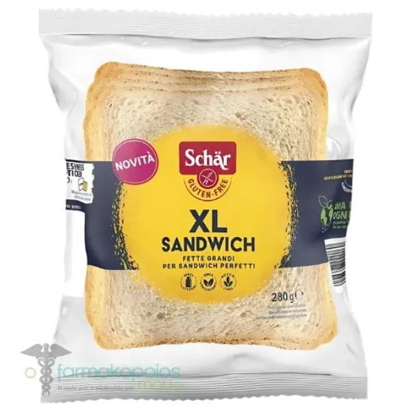 Schar XL Sandwich Φέτες Ψωμιού για Σάντουιτς, 280g