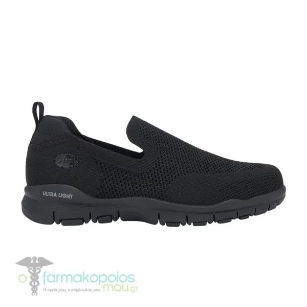 Scholl Women's Jump Slip On Trainer (F309611004370), 1pair - BLACK