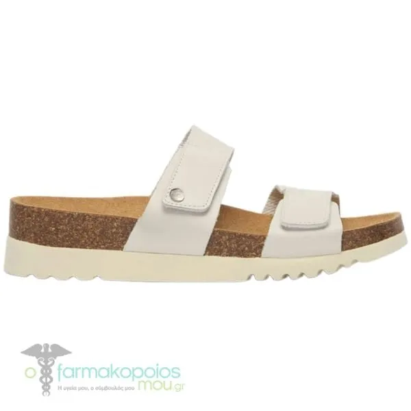 Scholl Lusaka Γυναικεία Ανατομικά Πέδιλα, 1ζευγάρι - White