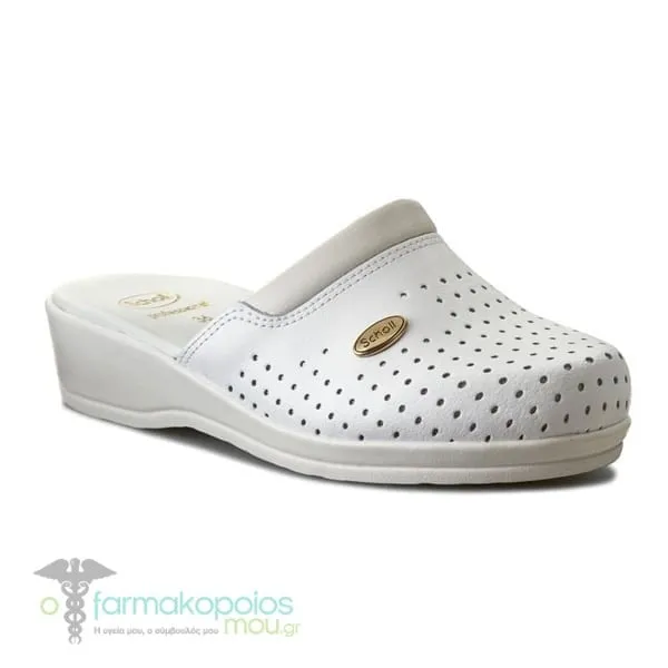 Scholl Professional Clog Back Guard Women, White Color, 1 pair