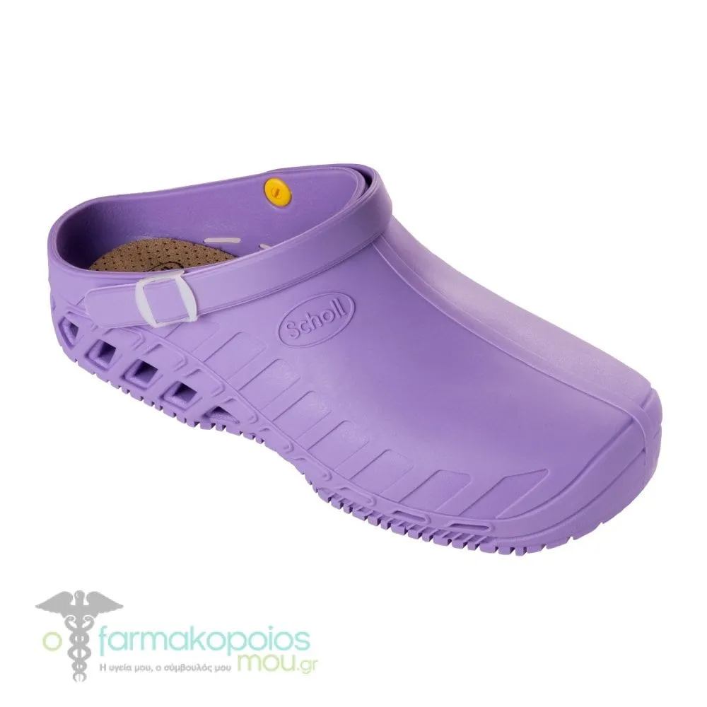Scholl Professional Clog Evo Lilac Unisex Anatomic Clog, 1 pair