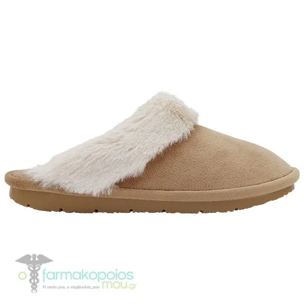 Scholl Shoes Brienne (F308541002) Αnatomical Slippers, 1pair - BEIGE