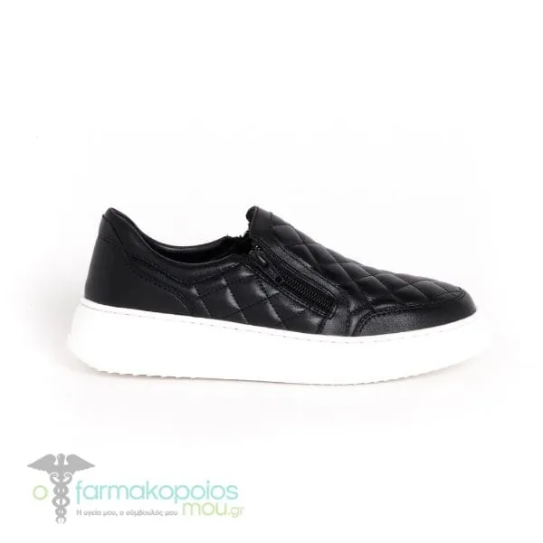 Scholl Shoes Brooklyn Zip (F308591004370), 1pair - BLACK