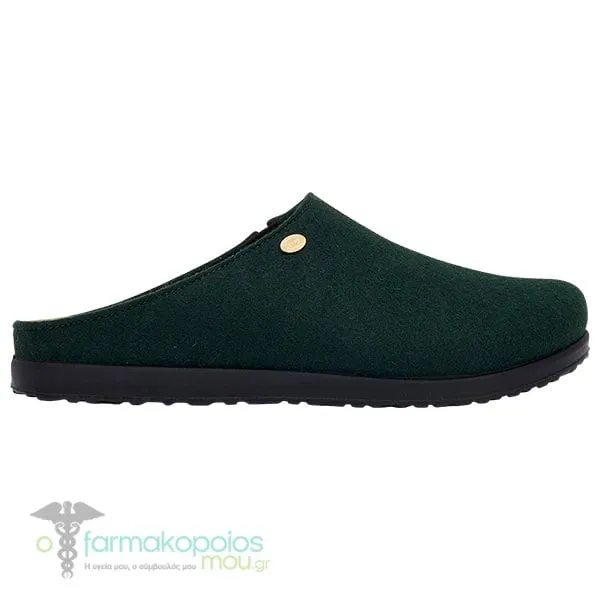 Scholl Shoes Elisa (F308751020) Anatomical Slippers, 1pair - GREEN