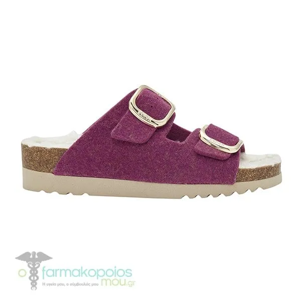 Scholl Ilary Fluffy Slippers with Faux Lining Magenta (F301352043), 1 pair - Magenta
