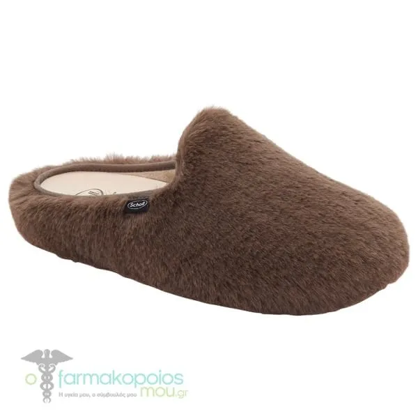 Scholl Maddy Women's Slippers (F301261011), 1 pair - brown