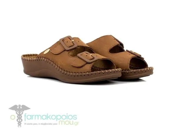 Scholl Weekend Mule Brown Anatomic Shoe, 1 pair