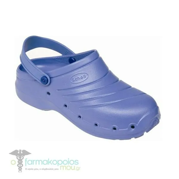 Scholl Work Light Blue Clog Unisex (F219461007), 1 pair