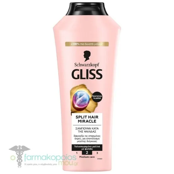 Schwarzkopf Gliss Split Hair Miracle Σαμπουάν για Μαλλιά με Ψαλίδα, 400ml