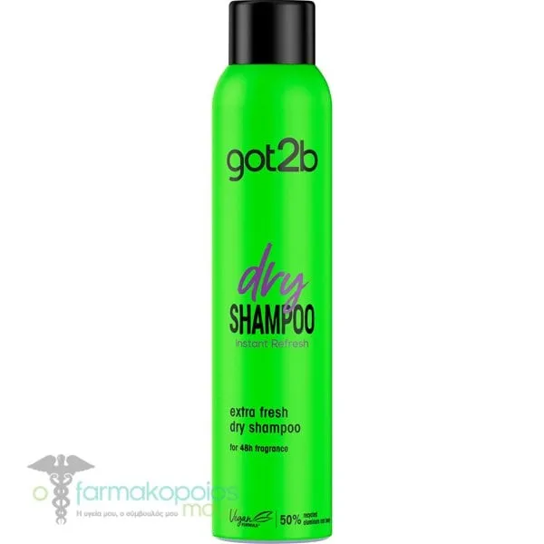 Schwarzkopf Got2B Dry Shampoo Extra Fresh Ξηρό Σαμπουάν, 200ml