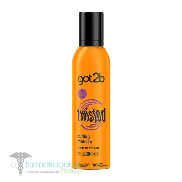 Schwarzkopf Got2B Twisted Curling Mousse Αφρός Κατά του Φριζαρίσματος για Τέλειες Μπούκλες, 250ml
